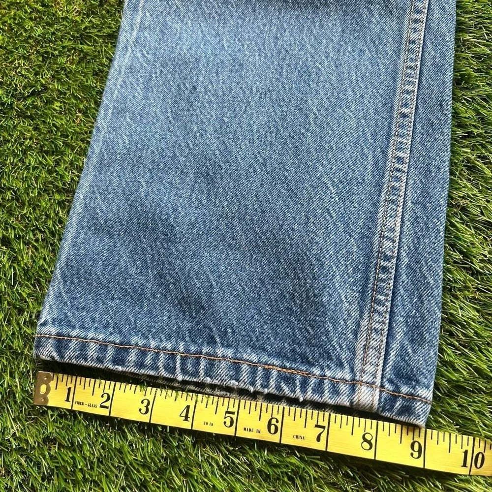 Vintage Levis 517 Boot Cut Jeans USA 90s Light Wash Faded Denim 38x30 Cowboy